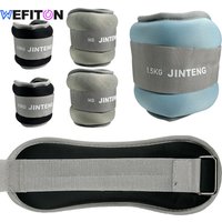 1Pair Ankle Weights for MenWomen Wrist Weights 1kg/2.2LBS,2kg/4.4LBS,3kg/6.6LBS Leg Weight Sandbags Arm Hand Weight for Fitness