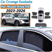 For Nissan Ariya FE0 2023-2026 Mesh Windows Sunshade Side Windows Sun Visor Privacy Curtain UV Protection Cover Car Accessories