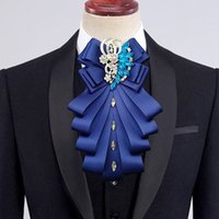 Original High-end Bow Tie for Men's Wedding Collar Flower Handmade Jewelry Gifts French Business Suit Shirt Accessories Bow-ties