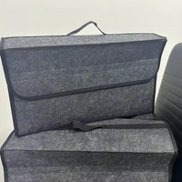 Car Accessories Felt Storage Box Large Anti Slip Compartment Boot Storage Organizer Tool Car Storage Bag Organizer in the car