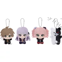 Genuine Anime Danganronpa Naegi Makoto Kirigiri Kyoko Enoshima Junko Monokuma Cosplay Cartoon Fluffy Puppet Keyring Maumet Gift