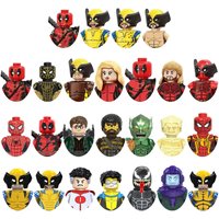 Popular Movie Building Block Minifigures Web Hero Red Black Hero Claw Hero Assembly Bricks Action Figures For Kids Fans Toy Gift