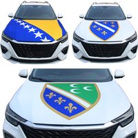 Car Engine Hood Cover Bosnia Flag For Decoration Bosnia and Herzegovina Flag Bosniac Bosniak National Council Flag