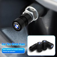 Car Wheel Tire Valve Stems Cap Air-dust Waterproof Protect Accessories For BMW 1 2 3 Series X1 X5 X6 E34 E46 E39 E38 E90 sticker