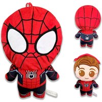 23CM Anime Avengers Spiderman Plush Toys Into the Spider-Verse Gwen Peter Parker Noir Dolls Soft Stuffed Toy For Kids Gift
