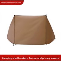 Outdoor Camping Windscreen Privacy Curtain Beach Tent Barrier Wall Living Leisure Style Windproof Screen -DFQ101