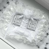 Double Card Bag Display Kpop Photocard Holder White Lace Cards Two 3 Inch Photo Card Holder Couple Cards ID Card Toploader