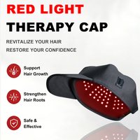 24W 180 LED Red Light Therapy Cap for Hair Growth Scalp Care Hair Wellness, Beauty Hat USB Plug-in LED Device