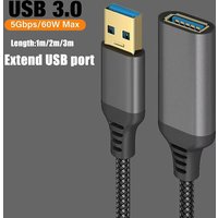 High Speed USB 3.0 Extension Cable Type A Male to Female Extender For Pen Flash Drive TV Car USB 3.0 Data Charger Extension Wire