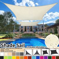 Waterproof Garden Shade Sail Awnings 95% UV Blocked Sun Shelter Outdoor Sun Shade Protection Canopy Camping Shade Cloth Car Tent
