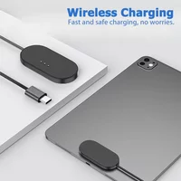 Magnetic Wireless Charger for iPad Pro/Air 28W Aluminum Alloy Fast Charing with USB-C Cable Smart ipad Charger(Adapter Not)
