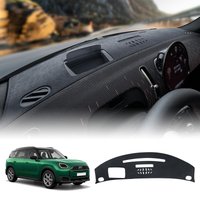Oulan Velvet Car Dashboard Cover Pad For 2024-2025 MINI U25 Sunshade Protector Anti-UV Dash Mats Non-slip Pads Interior Acce