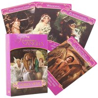 The Romance Angels Oracle Cards A 44 Tarot English Or Spanish Divination Edition Deck Borad Games
