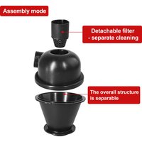 Cyclone Filter (Cyclone For Vacuum Cleaner) Detachable Cyclone Dust Collector With Filter Cyclone Separator Dust Powder Filter