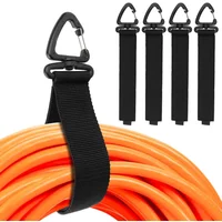 1/10PCS Cord Organizer Holder with Triangle Buckle Wire Manager Power Cord Management Nylon Heavy Cord Storage Straps for Cables