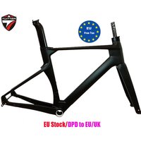 Carbon Racing Bike Frame, Twitter Fork R5, Thru Axle, 12x142mm Disc Brake, 700CX28C, Road Frameset, Ultralight DPD EU Stock