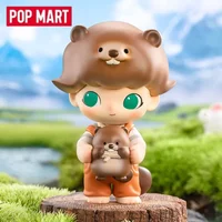 POP MART DIMOO Mengxin Beaver Elevator Anime Blind Box Toys Mystery Box Guess Bag Doll Anime Figure Desktop Ornaments Collection