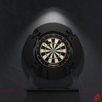 EVA Dartboard Surround Ring 4Pcs Set 18in Jigsaw Removable Protection for Safe Wall Use in Game Zones