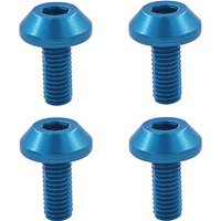 4Pcs M5 Aluminum Alloy Screws Bicycle Water Bottle Cage Bolts Kettle Holder Fastener for MTB Road Bike Cycling Parts