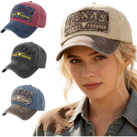 Retro Texas Longhorn Baseball Cap Distressed Washed Trucker Hat Classic Dad Hat Adjustable Casual Sun Hat for Men Women Outdoor