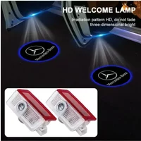 2PC/SET Car Door Welcome Light Led Car Projector Lamp Car Accessories For Mercedes Benz W205 E63 AMG W166 W246 W242 W176 W212