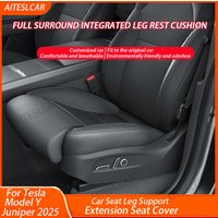 For New Tesla Model Y Juniper 2025+ Leg Support Extension Seat Cover Memory Foam Extender Cushion Car Interior Accessories