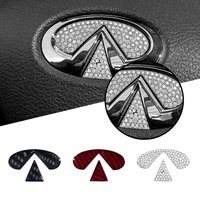 Auto Accessories Carbon Fiber/Crystal Diamond Decoration Sticker For Infiniti Q30 Q50 Q60 QX60 QX50 QX70 QX80 G35 G37 Interior