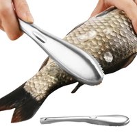 Fish Scale Remover Cleaner Fish Descaler Tool Portable Sawtooth Fish Descaler Tool Easily Remove Fish Scales For Fish Cleaning