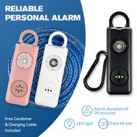 He Original Personal Safety Siren for Women - 130dB Siren, Strobe & Key Chain 3 Pop Colors AF2004 Anti Robbery Call for Help image 4