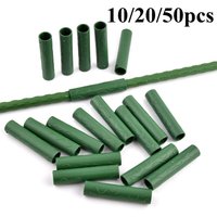 10/20/50pcs Plant Support Connectors ,Garden Stakes Grafting Stick Connectors Vines Climbing Plant Connecting Pipes 8/11/16/20mm