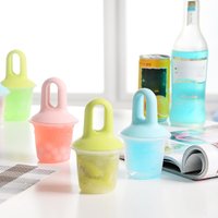 Popsicle Molds Easy Release Ice Popsicle Maker Homemade Ice Cream Molds Reusable Silicone Freezer Tray Summer Kitchen Tool