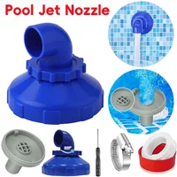 Pool Jet Nozzle 360° Swivel Rotatable Pool Inlet Nozzle Replacement Pool Nozzle for Intex Outlet Pool Nozzles Pool Accessories