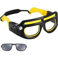 Rechargeable LED Safety Glasses Headlights Detachable Sunglasses Multifunctional Headlamp for Working Car Maintenance Light