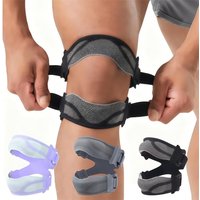 1/2Pcs Adjustable Knee Brace for Men Women, Patella Tendon Support Knee Strap with Gel Pads for Workouts, Running, Training