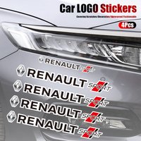 4Pcs Car Scratch Sticker Decoration Stick Styling Sticker For Renault Clio Sandero Captur Megane R5 4 E-tech Scenic Austral QM6