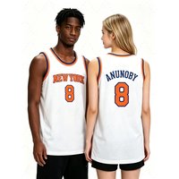 New York Style 2026–27 Finals Champions Brunson 11 Towns 32 Bridges 25 Anunoby 8 Hart 3 Baksetball Jersey Beach Vest Fans Tops