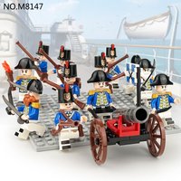 Imperial Army and Navy Expeditionary Man M8147 educational children's toy floor with small particles for boys and girls
