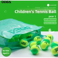 ODEA Tennis Balls for Kids Beginners Training, 75% Pressure, Rubber Material,Green Tennis Balls 5/10/20/30 Pack