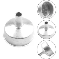 Aluminium Moka Funnel Filter Replacement For Espresso Coffee 1 2 3 6 9 12 Cups Coffee Gasket Seals Coffee Maker Funnel Filter