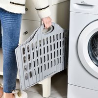 Foldable Dirty Laundry Basket for Bedroom and Foldable Dirty Laundry Basket for Bedroom and Bathroom, Multi-functional Handheld