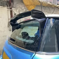 Rear Roof Spoiler Cap Trunk Wing Car Lip Covers For Mini Cooper 06-13 R56 Ver.2.11/2.12 Type B JCW Style Carbon Fiber FRP