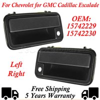 Exterior Door Handle Replacement Left Right for Chevrolet Tahoe GMC Suburban Yukon Cadillac Escalade 15742229 15742230