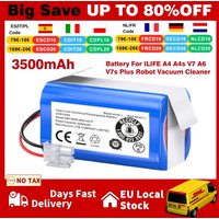 Oryginalna bateria litowa 14.8V 2600mAh 3500mAh do odkurzacza automatycznego ILIFE A4 A4s V7 A6 V7s Plus, bateria INR18650 M26-4S1P
