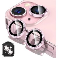 2-3Pcs Glitter Camera Lens Protector Cover For IPhone 16 15 Pro Max 13 17 Pro 14 15 Plus Tempered Glass Protection Lens Film