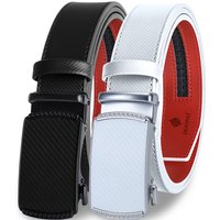 115cm Men Belts Automatic Buckle Leather Waist Strap Male Waistband Mens High Quality Girdle Belts for Women Men Gifts