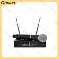 Qlxd B58 metal handheld professional wireless microphone suitable for KTV stage performances, speech hosting and other occasions