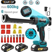 6 Geschwindigkeiten kabellose elektrische Klebepistole, Silikon-Glaskleber, Kartuschenpresse, elektrisches Nähkleber-Werkzeug für Makita 18 V-Batterie silikonpresse akku