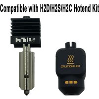 P2S Hotend Kit For Bambu Lab P2S 3D Printer Print Head P2S Standard Flow Hotend High Speed Printing Removable Hard Steel Nozzle