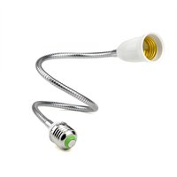 Flexible Universal E27 Lamp Holder 20CM-60CM Extension Converter Light Socket For LED Bulb LED Lamp Base Holder Converter