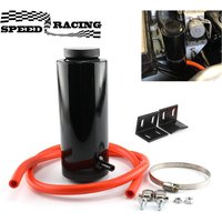Universal 800ml Coolant Tank Coolant Expansion Tank Cooling Catch Bottle Overflow Reservoir Aluminum Car Styling